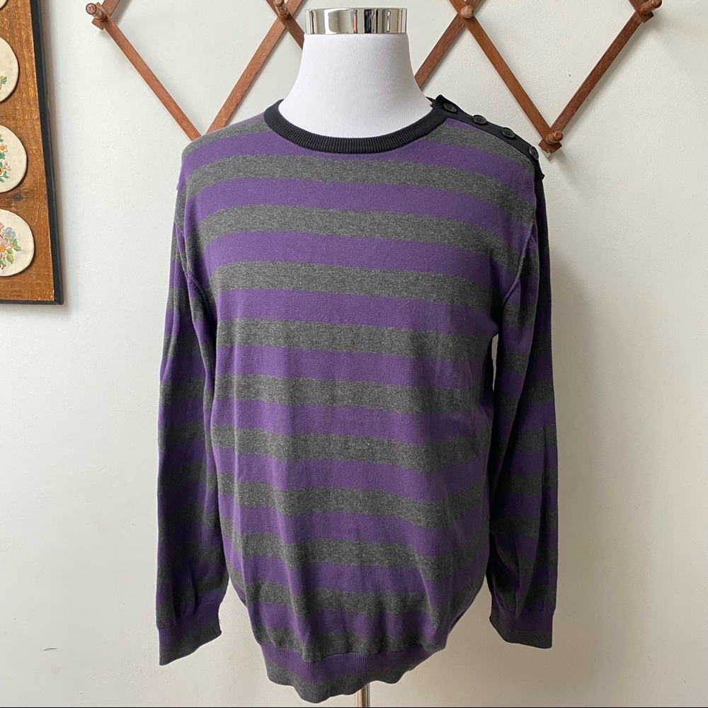 French Connection Striped Avantgarde Sweater